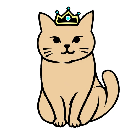 Cat Posing Tiara