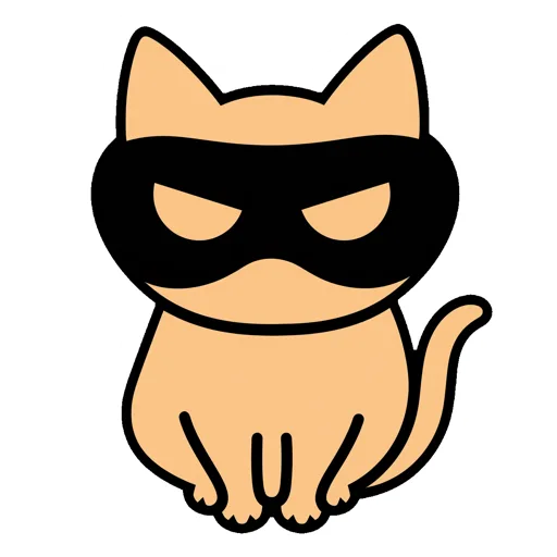 Cat Trick Or Treating Halloween Mask