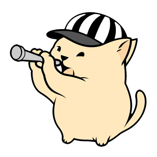 Cat Whistling Referee Cap
