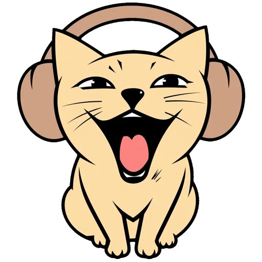 Cat Yawning Ear Muffs