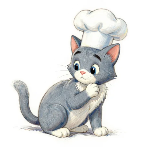 Cat Grooming Chef Hat