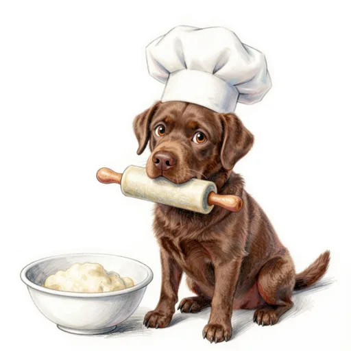 Dog Baking Baker Cap