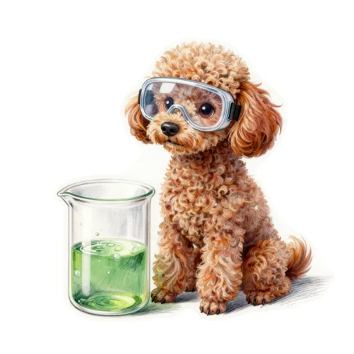 Dog Bubbling Beaker Lab Goggles
