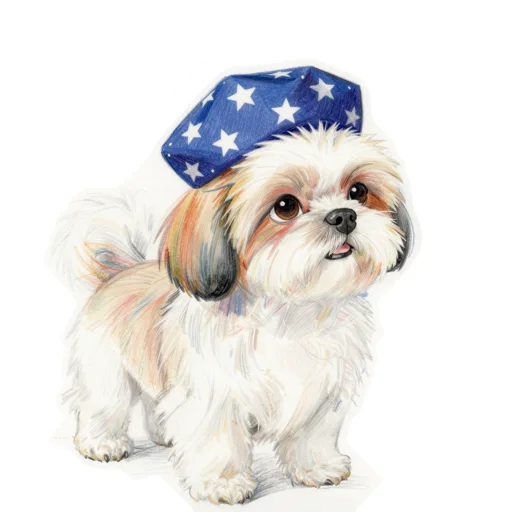 Dog Gazing Starry Nightcap