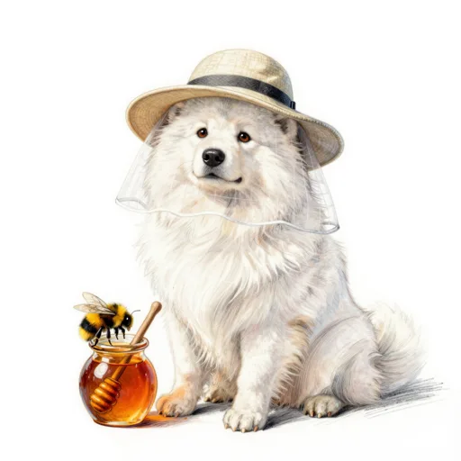 Dog Honey Pot Beekeeper Hat
