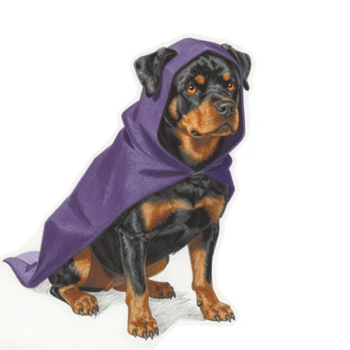 Dog Lurking Shadows Vampire Cape