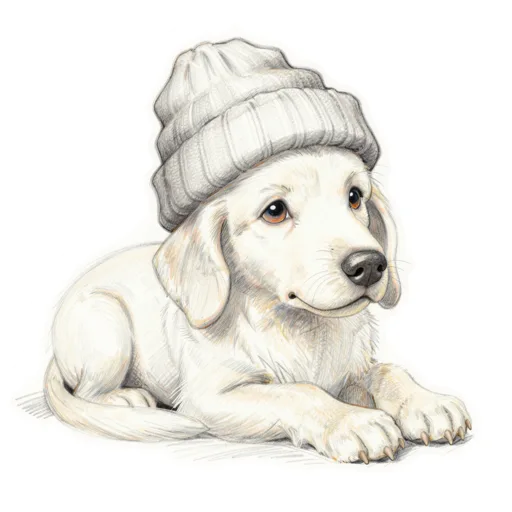 Dog Resting Beanie