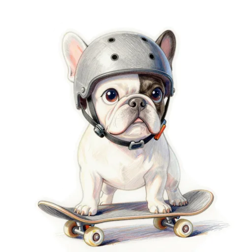 Dog Skating Skate Helmet
