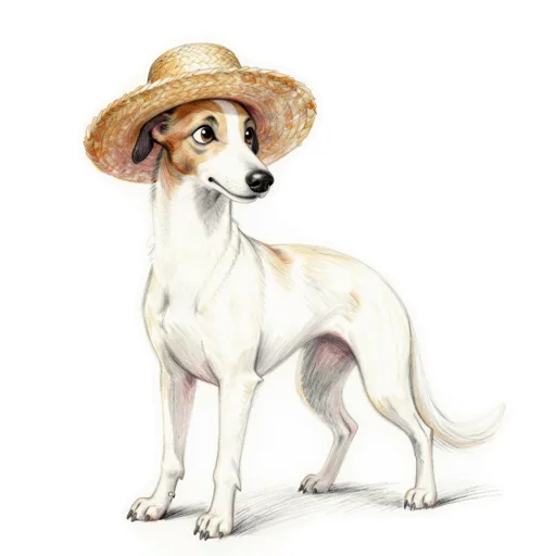 Dog Stretching Sun Hat