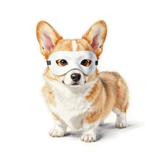 Dog Trick Or Treating Halloween Mask