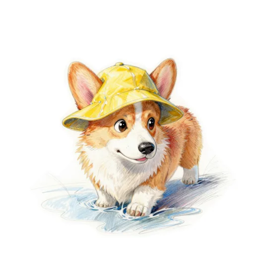 Dog Wading Rain Hat