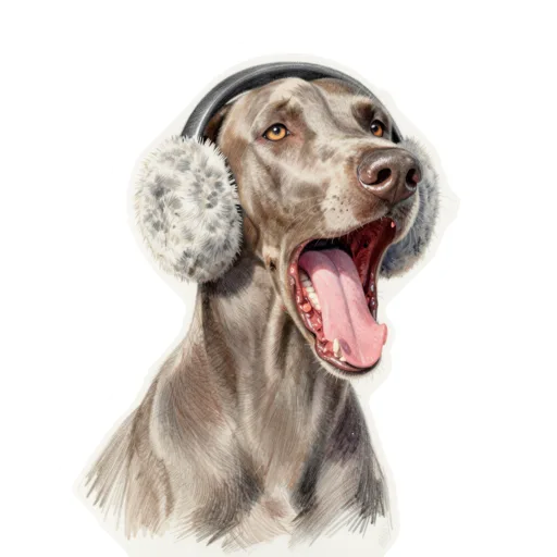 Dog Yawning Ear Muffs
