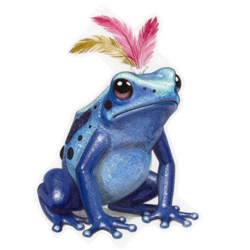 Dart Frog Carnival Feather Headdress