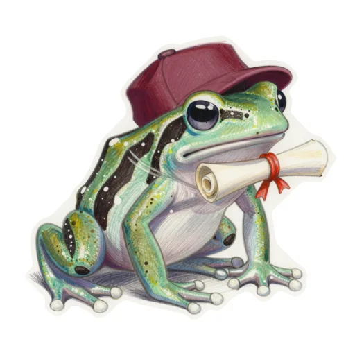 Dart Frog Posting Messenger Cap