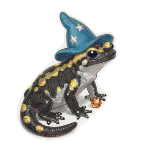 Fire Salamander Wizarding Star Hat