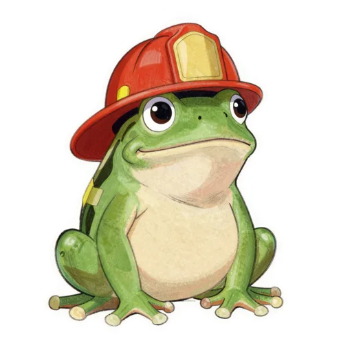Frog Firefighting Fire Helmet