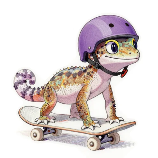 Gecko Skateboarding Skate Helmet