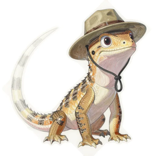 Monitor Lizard Safari Guiding Safari Hat
