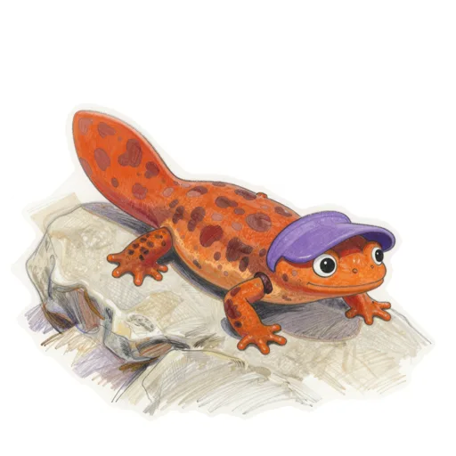 Newt Basking Sun Visor