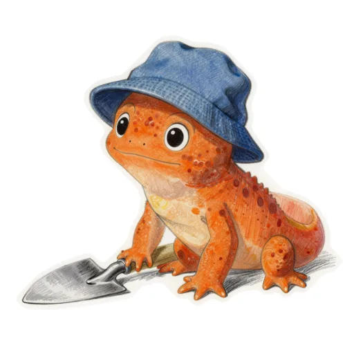 Newt Gardening Bucket Hat
