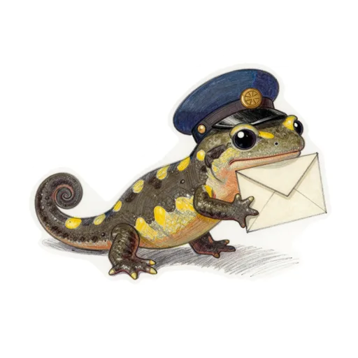Salamander Postal Round Postal Cap