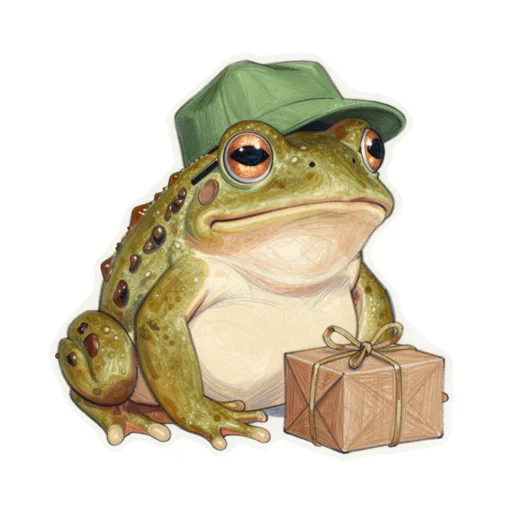 Toad Post Office Visor Cap